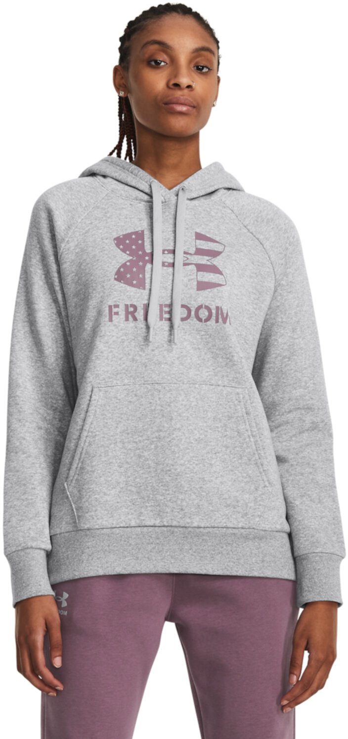 Женский капюшонный пуловер Under Armour Freedom Logo Rival Under Armour