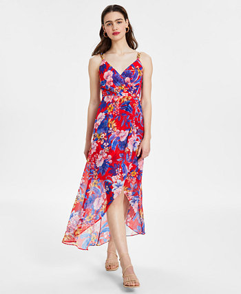 Women's Floral Print Sleeveless High-Low Maxi Dress SIENA