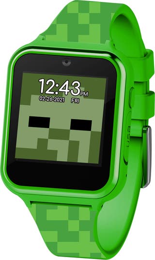 Детские интерактивные смарт-часы Minecraft с сенсорным экраном ACCUTIME