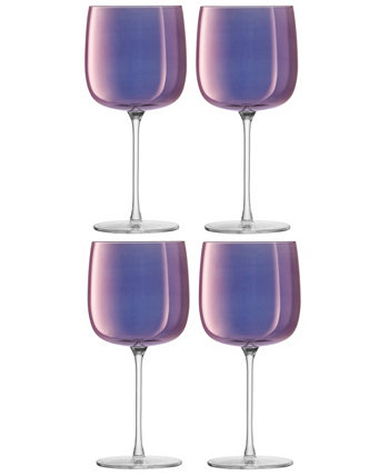 Aurora Wine Glass 15oz Polar Violet x 4 LSA International