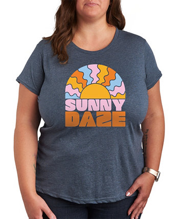 Модная футболка больших размеров с рисунком Sunny Daze Hybrid Apparel