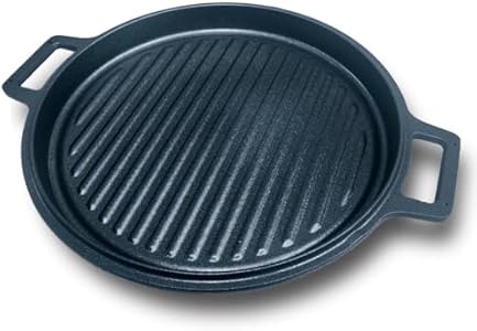 Round Steak Grill Pan Circular Size 11Inch [Made In Korea] / IH Induction Non Stick Coating SCSP