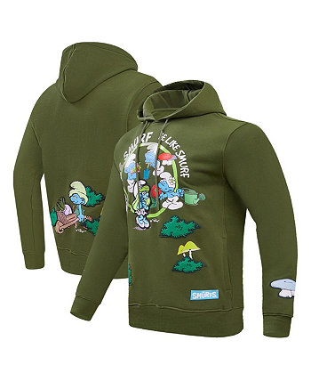 Мужской и женский зеленый пуловер с капюшоном The Smurfs Be Like A Smurf Freeze Max