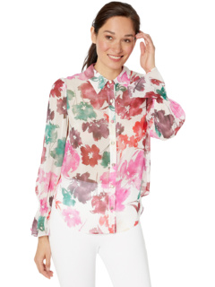 Lacey Watercolor Blouse MILLY