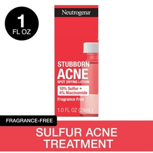 Neutrogena Stubborn Acne Spot Drying Acne Treatment, 10% Sulfur, 1 oz Neutrogena