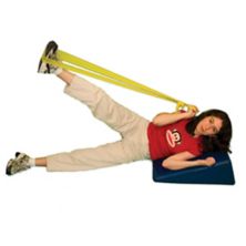 Лента для упражнений без латекса — 4 фута, готова к использованию — серебристая — XX-Heavy Step-Up Relief