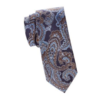 Шелковый галстук с пейсли Eton