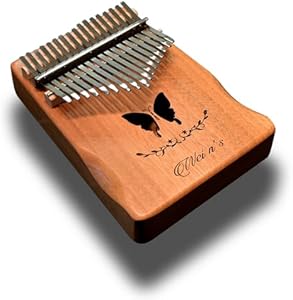 Kalimba 17keys Wooden Portable Finger Thumb Planos for Kids,Musical Instuments for Adults Loyajun