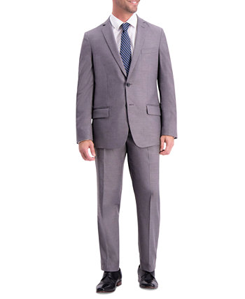 Мужской приталенный костюм с текстурированной тканью, отдельная куртка HAGGAR