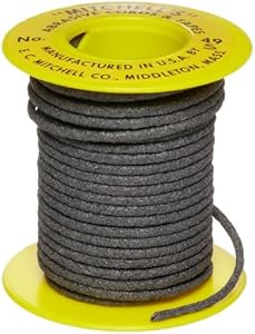 Mitchell Abrasives 49-S Round Abrasive Cord, Silicon Carbide 120 Grit .082" Diameter x 25 Feet Mitchell Abrasives