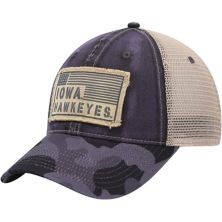 Мужская кепка Colosseum Charcoal Iowa Hawkeyes OHT Military Appreciation United Trucker Snapback Hat Colosseum