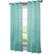 Wanda Box Voile Light Filtering One Grommet Curtain Panel RT Design