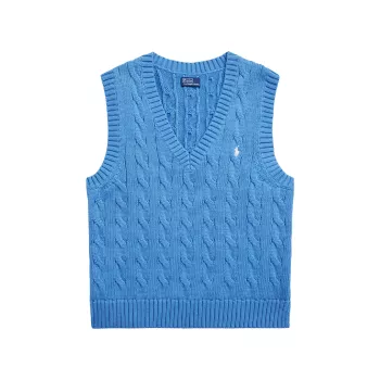 Вязаный жилет-свитер Polo Ralph Lauren