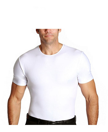 Узкая мужская компрессионная футболка с круглым вырезом и короткими рукавами Insta Slim Instaslim