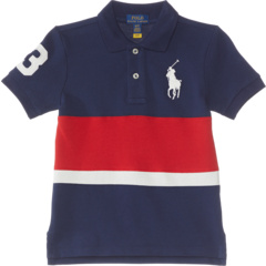 Детская рубашка-поло из хлопковой сетки Big Pony от Polo Ralph Lauren Polo Ralph Lauren