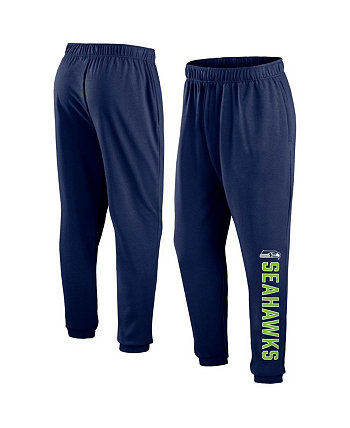 Мужские темно-синие флисовые спортивные штаны Seattle Seahawks Chop Block Fanatics