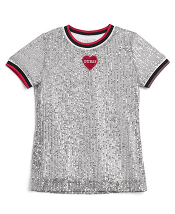 Детская Футболка GUESS Big Girls All-Over Sequin GUESS