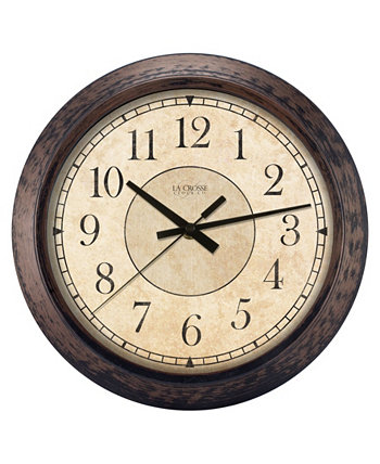 Часы La Crosse 404-2635 14-дюймовые кварцевые настенные часы Savannah La Crosse Technology