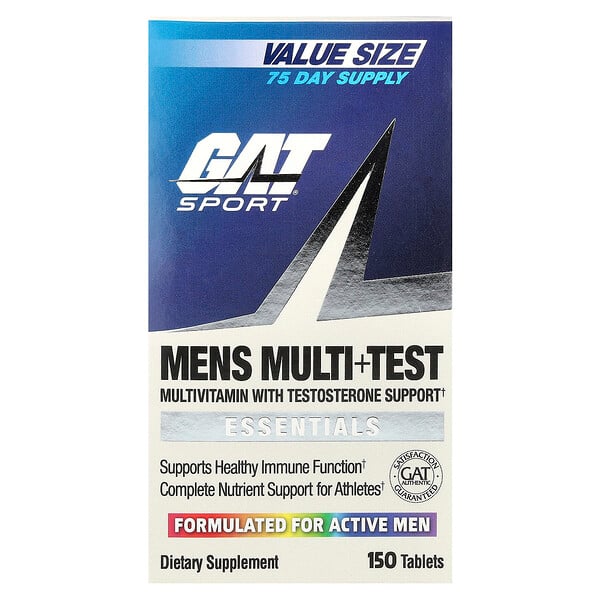 Mens Multi + Test, 150 Tablets (Таблетки) GAT