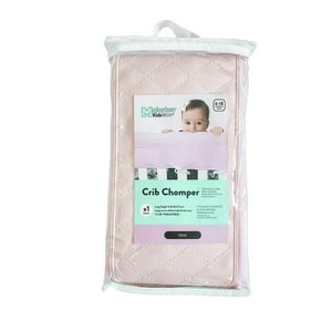 Malarkey Kids Crib Chomper Rail Protection and Teething Relief - Pink Malarkey Kids