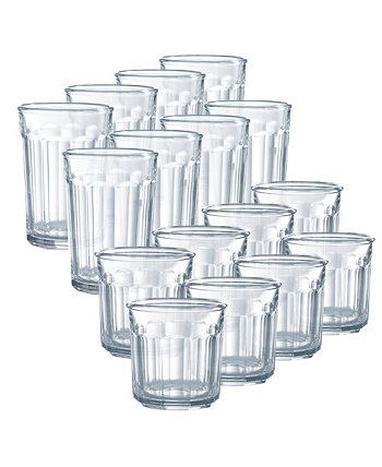 Рабочие стеклянные стаканы Набор посуды из 16 предметов Luminarc