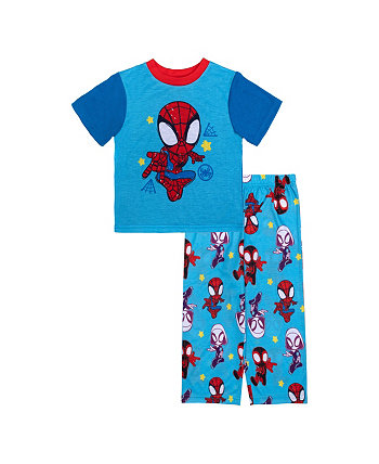 Пижамный комплект из 2 предметов для маленьких мальчиков «Человек-паук и друзья» SPIDERMAN