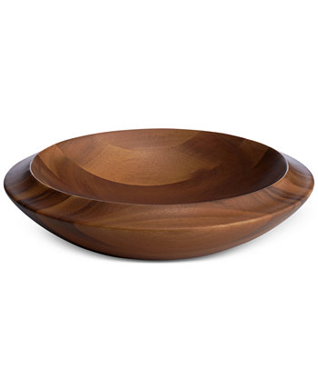 Коллекция столовой посуды Skye от Робина Левиена Wood Centerpiece Bowl Nambe
