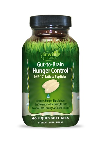 Контроль голода кишечника и мозга — 60 мягких капсул с жидкостью Irwin Naturals
