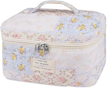 Косметичка Gosect Large Makeup Bag, Цветочная эстетика Gosect