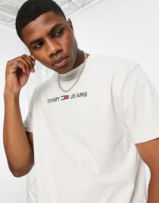 Белая футболка с камуфляжным логотипом Tommy Jeans Tommy Jeans