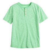 Boys 8-20 Sonoma Goods For Life® Short Sleeve Henley Tee in Regular & Husky Sonoma