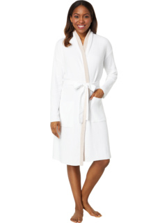 CozyChic Ultra Lite® Tipped Ribbed Short Robe Barefoot Dreams