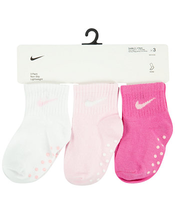 Носки для новорожденных мальчиков Core Ankle Gripper, упаковка из 3 шт. Nike