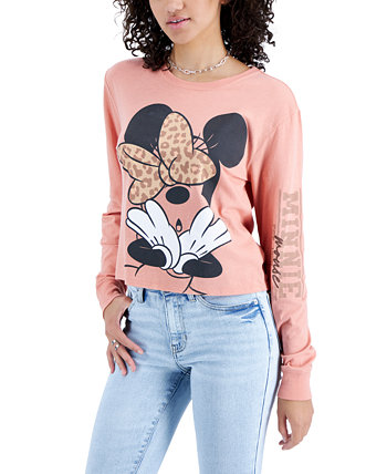 Пуловер с леопардовым принтом и Минни Маус для юниоров Disney