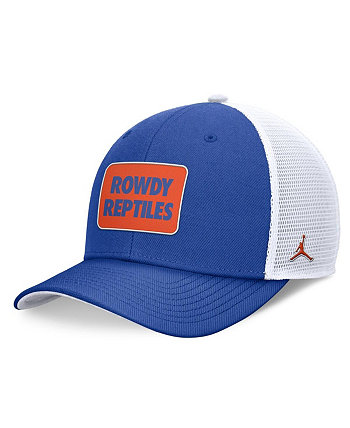 Бейсболка Jordan Men's Royal/White Florida Gators Local Rise Trucker Jordan