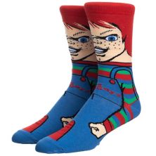 Men's Bioworld Chucky Doll Crew Socks BIOWORLD