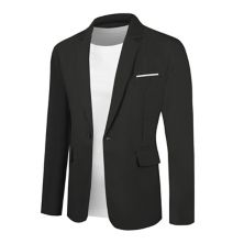 Casual Blazer For Men's Sport Coats One Button Business Suit Jacket Lars Amadeus