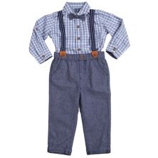 Комплект из рубашки, брюк, галстука-бабочки и подтяжек для мальчика Little Lad Little Lad