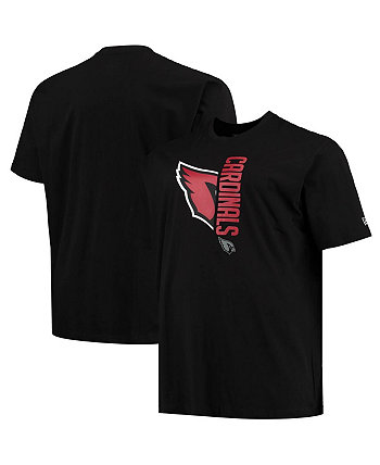 Мужская черная футболка Arizona Cardinals Big and Tall 2-Hit New Era