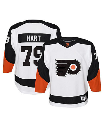 Youth Boys Carter Hart White Philadelphia Flyers Special Edition 2.0 Premier Player Jersey Outerstuff