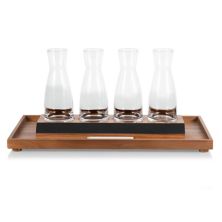 Legacy Cava Wine Tasting Kit with 4 Glass Carafes LEGACY