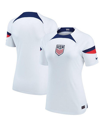 Женская белая футболка USMNT 2022/23 Home Breathe Stadium Replica Blank Nike