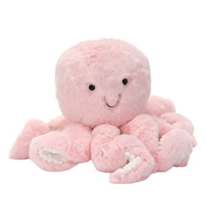 Lambs & Ivy Sea Dreams Pink Plush Octopus Stuffed Animal Toy - Bubbles Lambs & Ivy