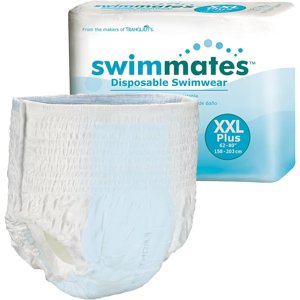 Principal Business Enterprises Swimmates Incontinence Underwear, Unisex, XX-Large Plus, Absorbent, 12 Count Principal Business Enterprises