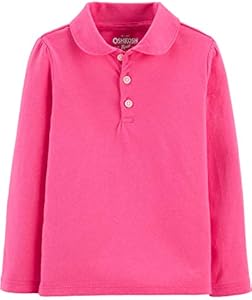 OSHKOSH B'GOSH Girls' Long-Sleeve Uniform Polo OSHKOSH B"GOSH