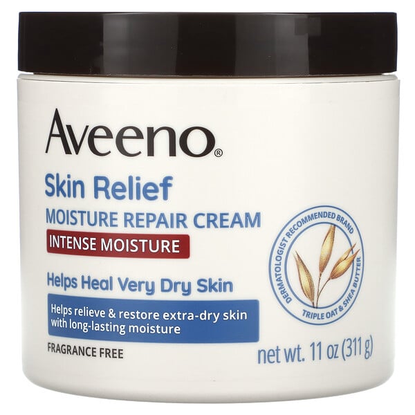 Active Naturals, Восстанавливающий увлажняющий крем Skin Relief, без запаха, 11 унций (311 г) Aveeno