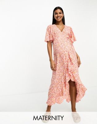 Платье макси с запахом спереди для беременных Vero Moda Vero Moda Maternity