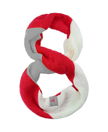Женский вязаный шарф с цветными блоками Houston Rockets Infinity FOCO
