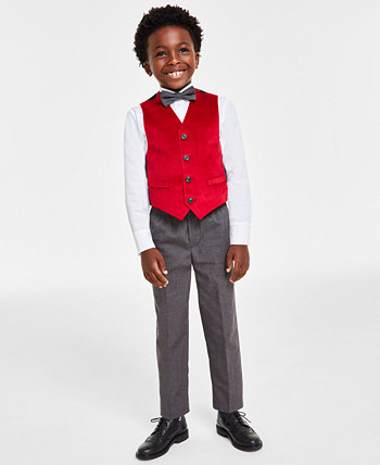 Комплект из рубашки, жилета, брюк и галстука-бабочки для маленьких мальчиков Nautica