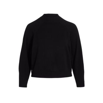 Кашемировый пуловер с круглыми рукавами Lafayette 148 New York, Plus Size